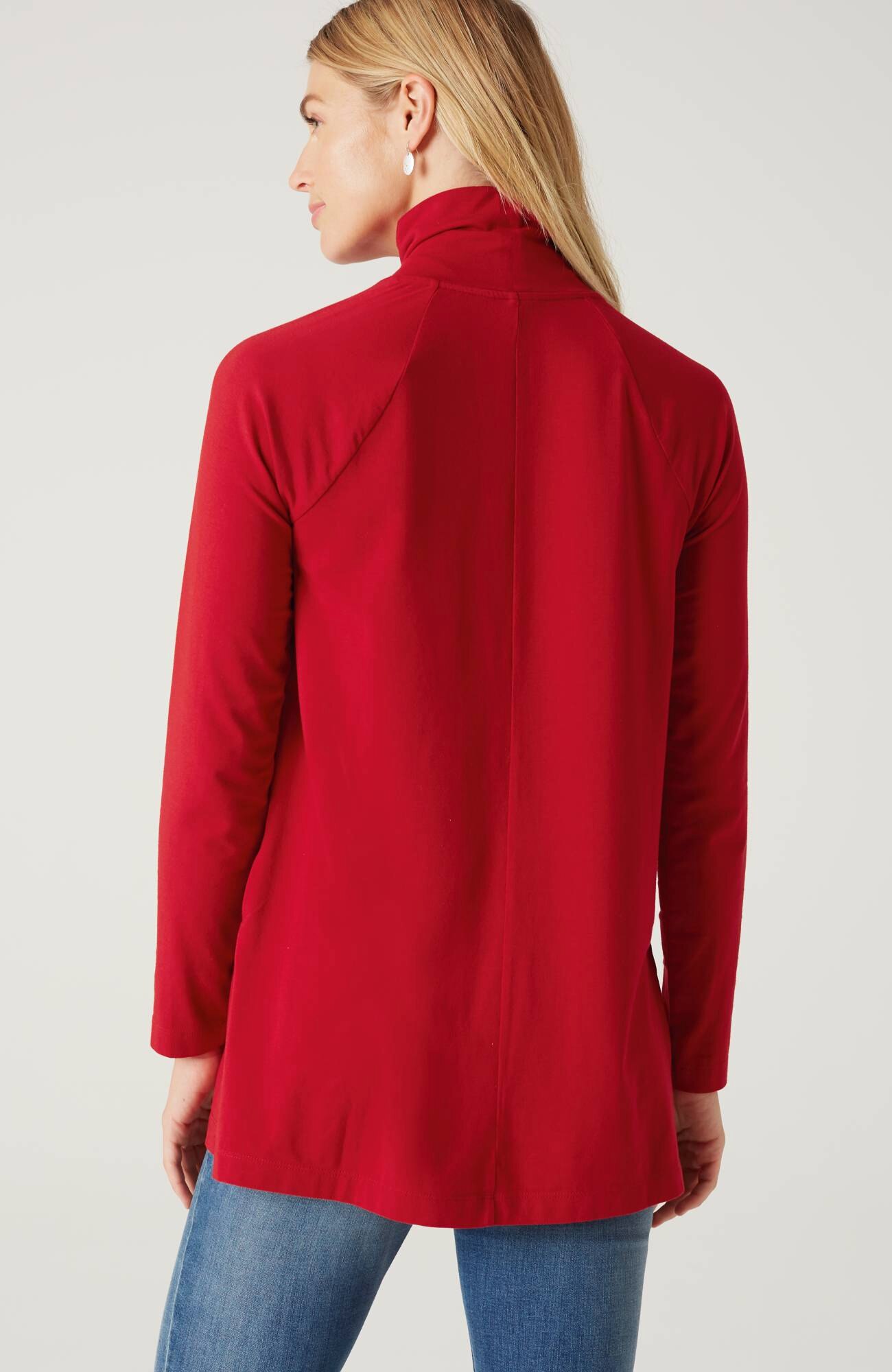 Luxe Supima® Everyday Turtleneck Tunic | JJill