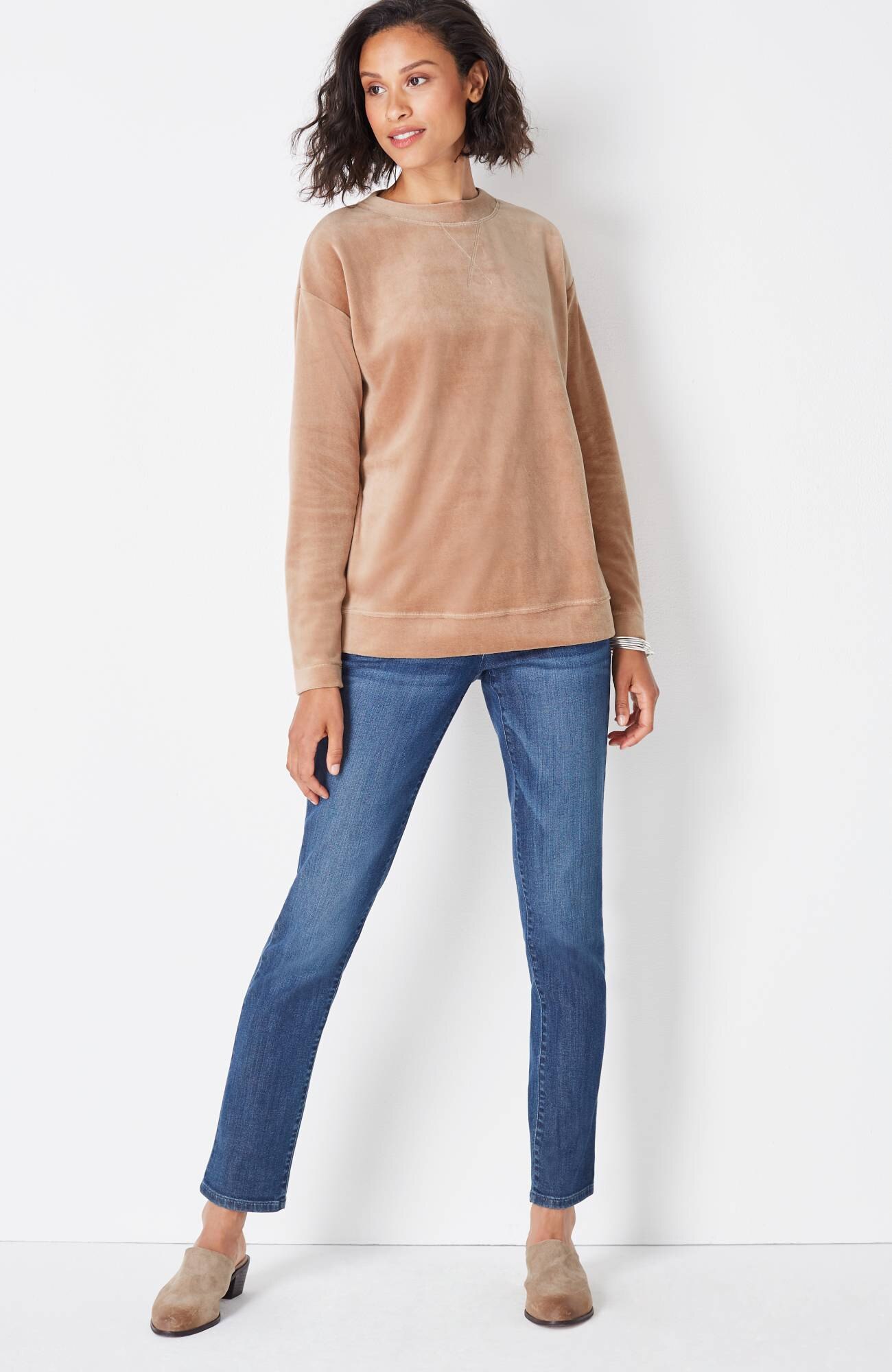 Everyday Plush Velour Top | JJill