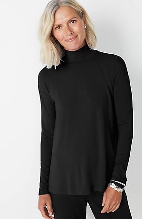 Image for Wearever Easy Mock-Neck Top