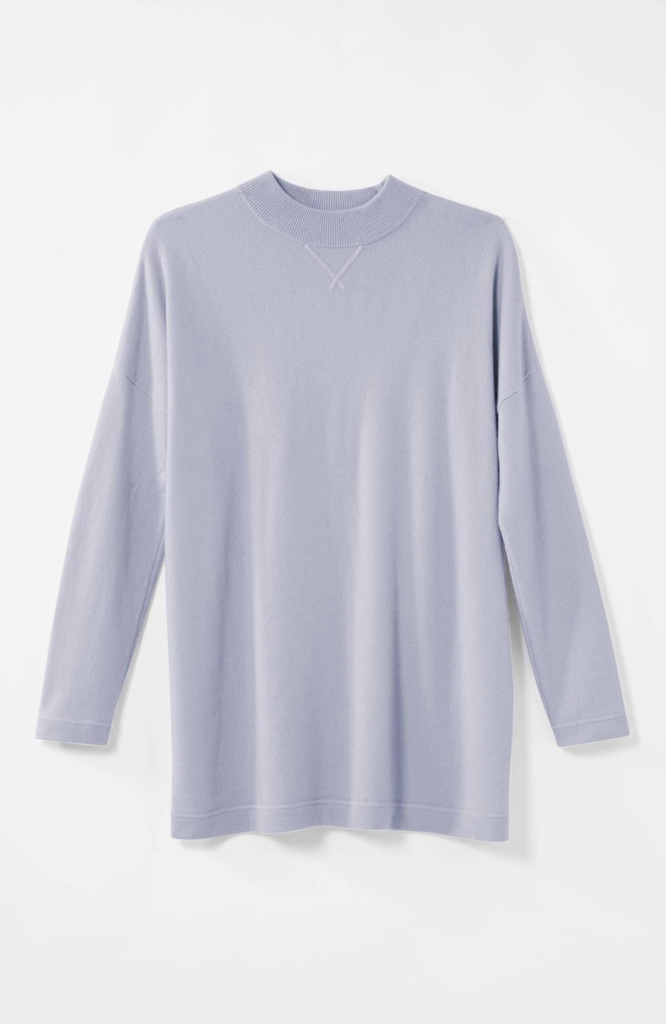 J.Jill Cashmere Relaxed Mock-Neck Tunic