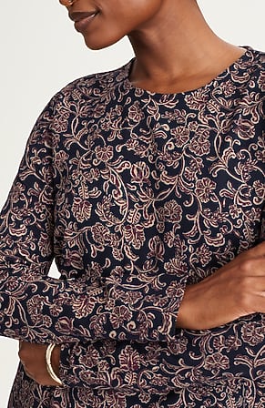 Image for Pure Jill Long-Sleeve Shirttail Tee