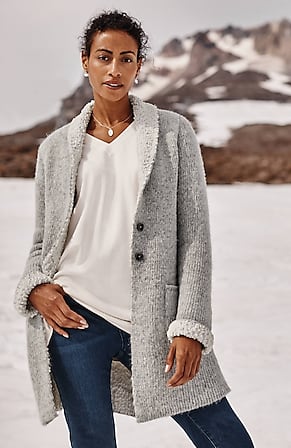 Image for Cozy Double-Faced Cardi