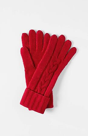 Image for Cabled Chenille Gloves
