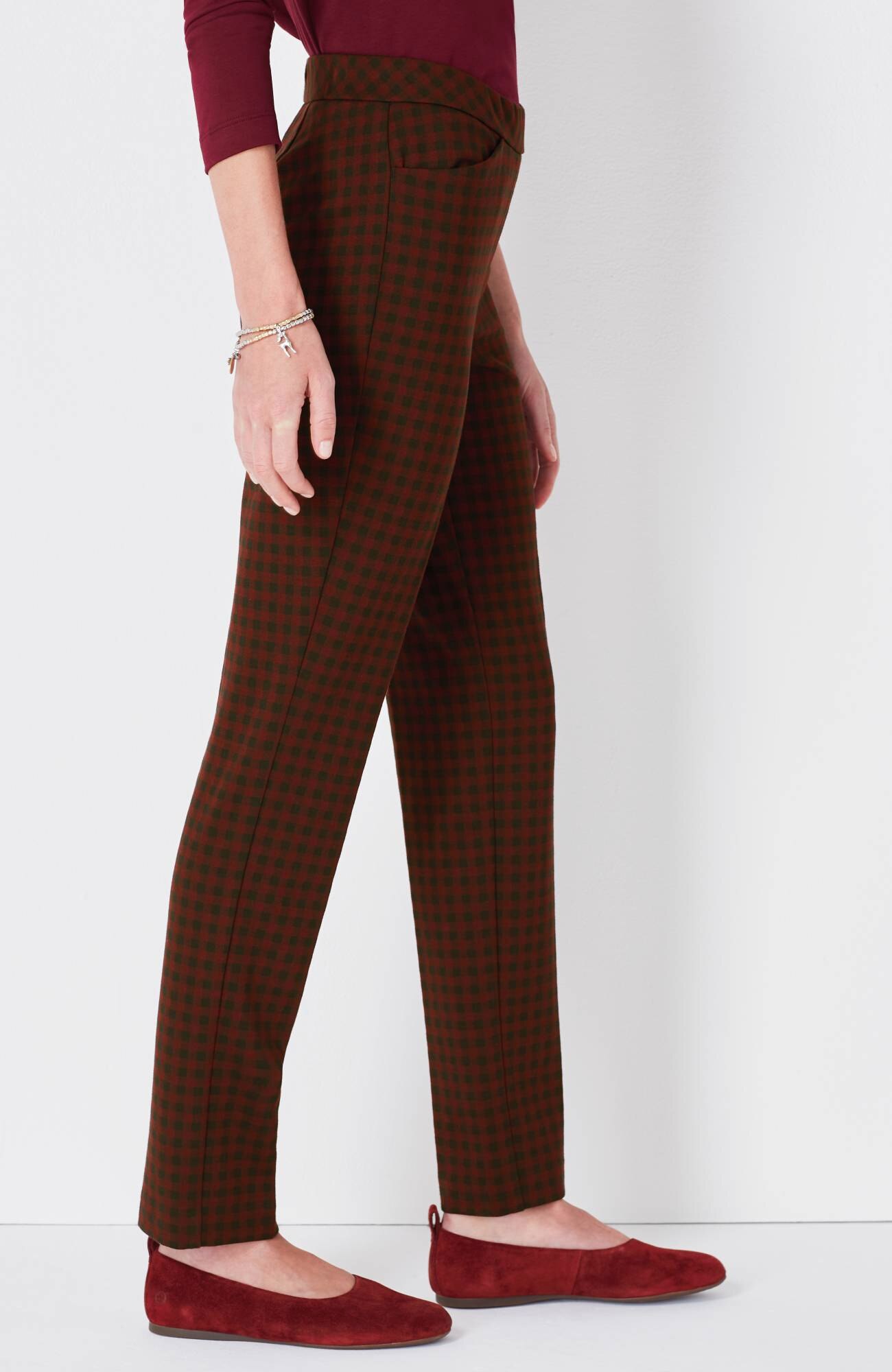 ESSENTIAL PONTE SLIM-LEG PANTS | JJill