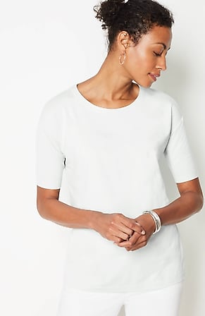 Image for Luxe Supima® Elbow-Sleeve Tee