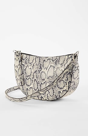 Image for Leather Crossbody Crescent Bag