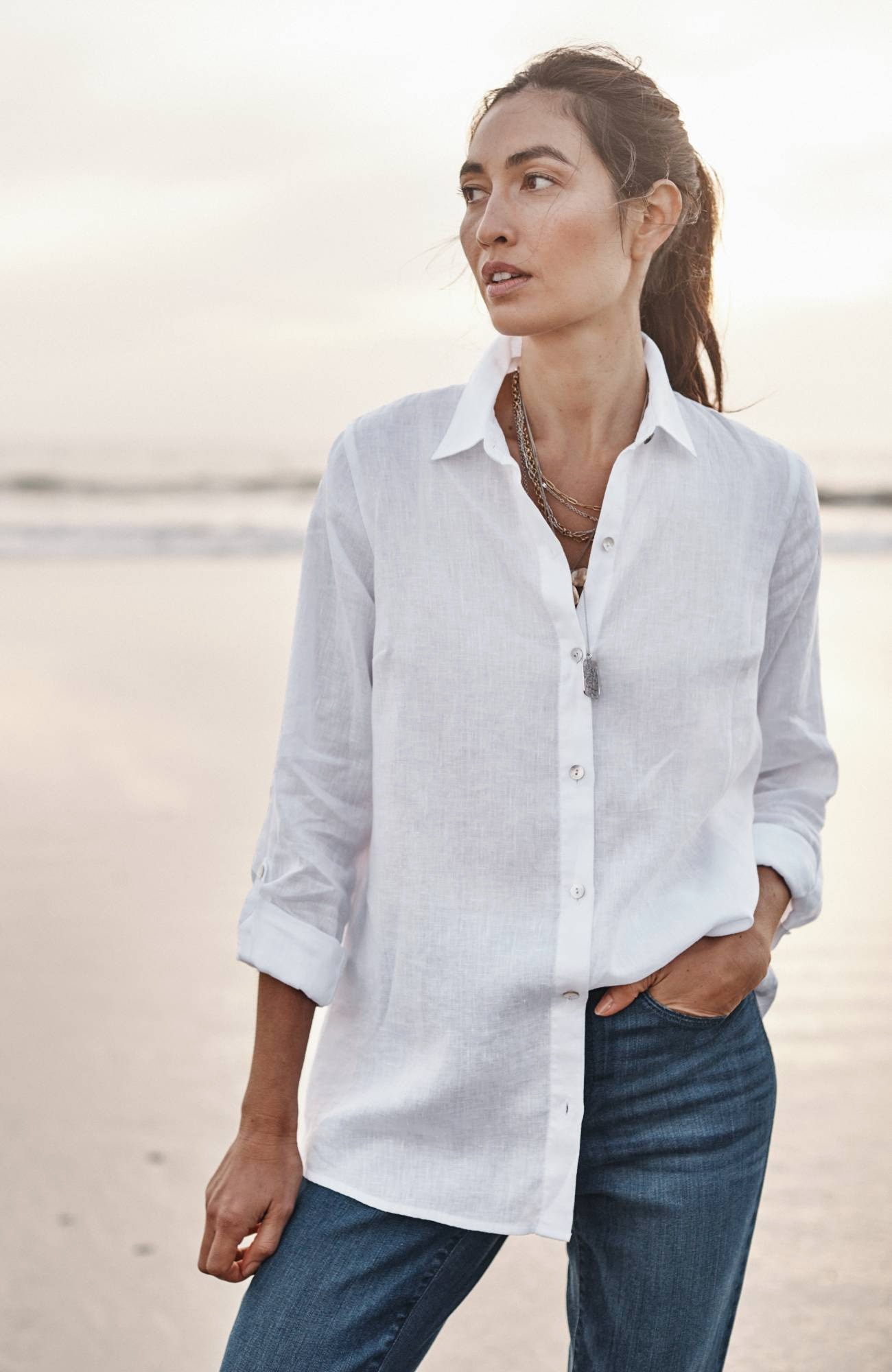 J jill shop linen shirt