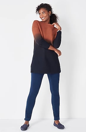 Image for Pure Jill Dip-Dyed Sweater Tunic