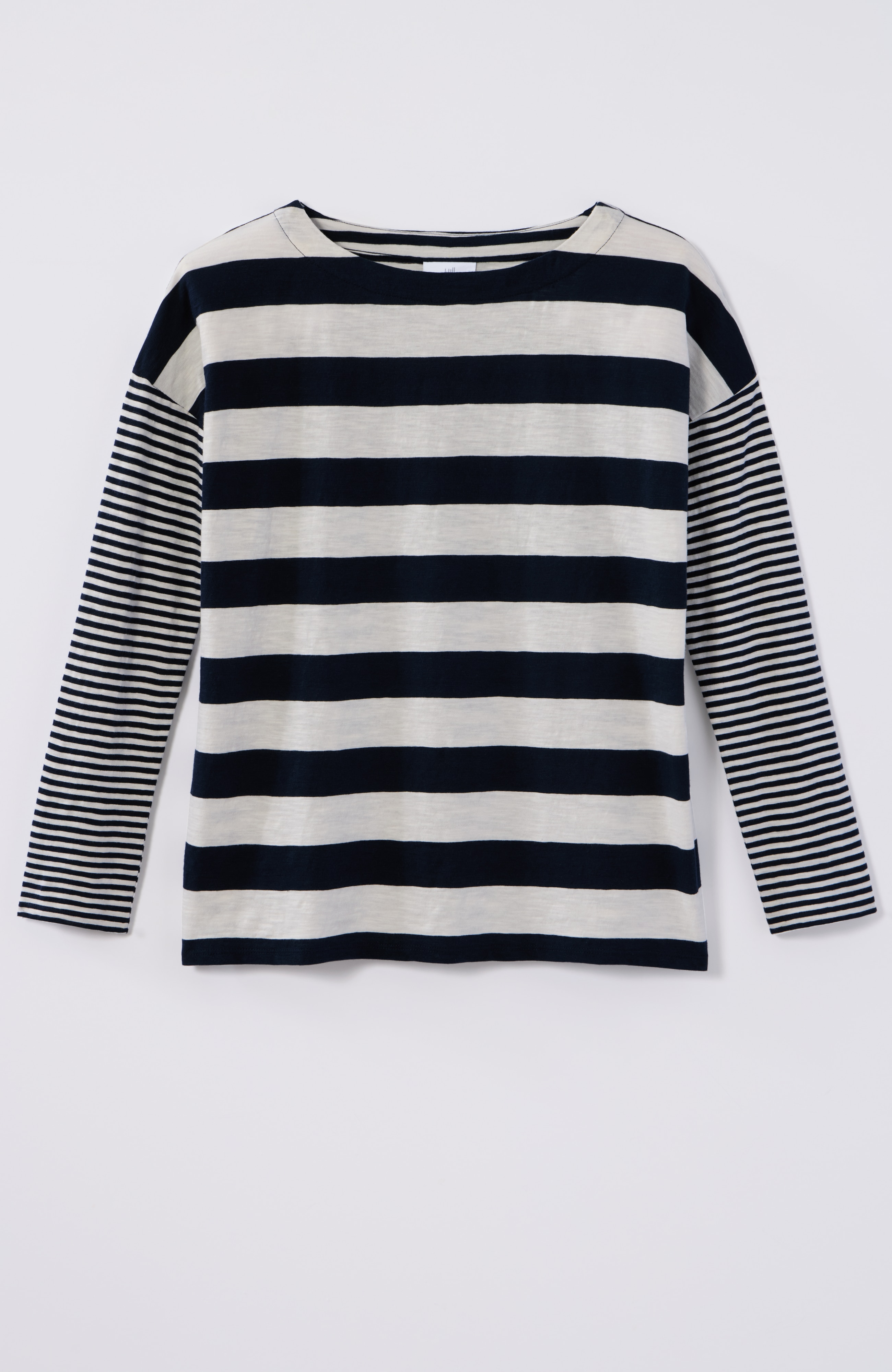 relaxed boat-neck tee