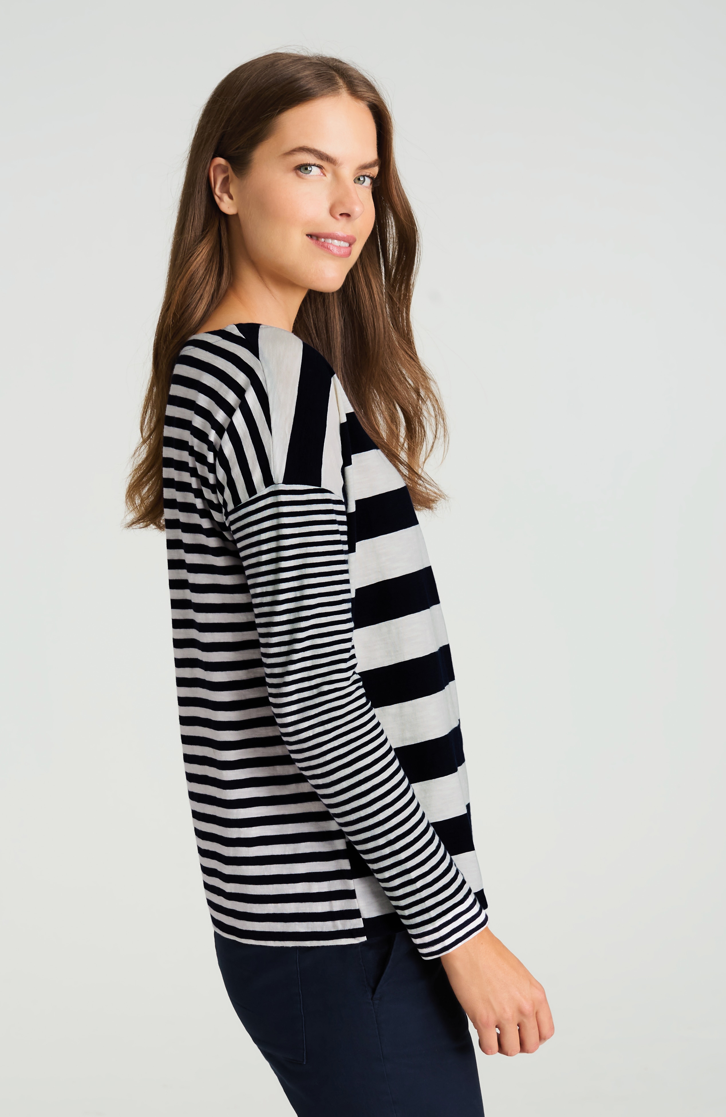 relaxed boat-neck tee