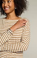 relaxed boat-neck tee