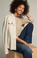 relaxed boat-neck tee
