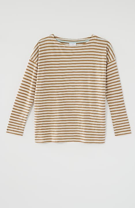 relaxed boat-neck tee