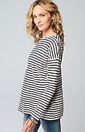 relaxed boat-neck tee