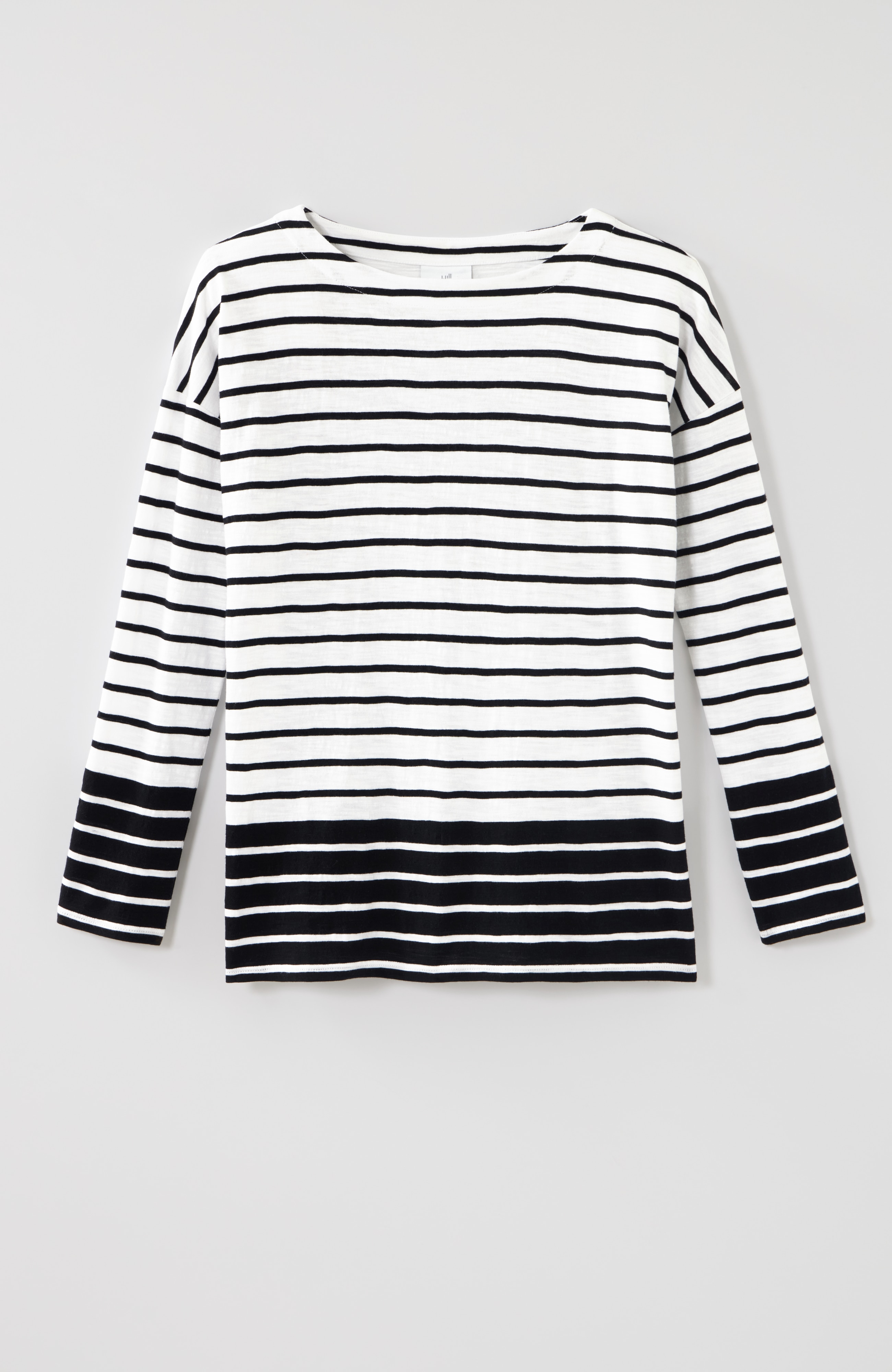 【NILLING】2WAYデザイン Unbalanced boat neck short-sleeved T Made by Johnny Women's Boat Neck Short Sleeve Dolman Drape
