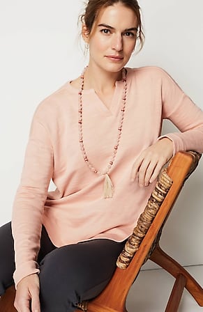 Image for Pure Jill Relaxed French Terry Tunic