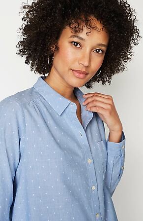 Image for Button-Front A-Line Shirt