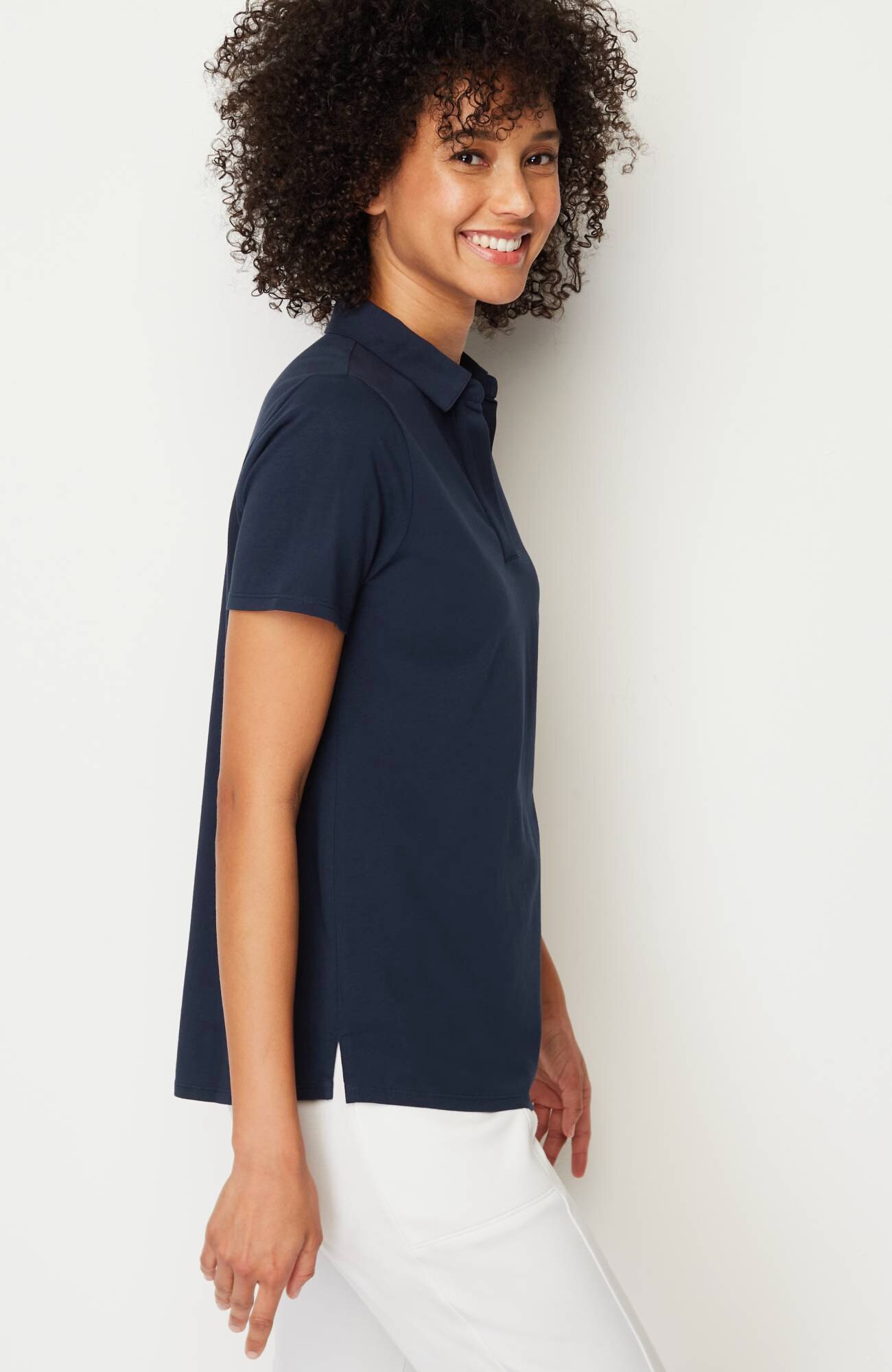 Fit Cotton-Stretch Polo Shirt