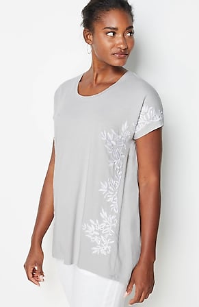 Image for Pure Jill Embroidered Top