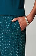 wearever easy-care woven wide-leg crops