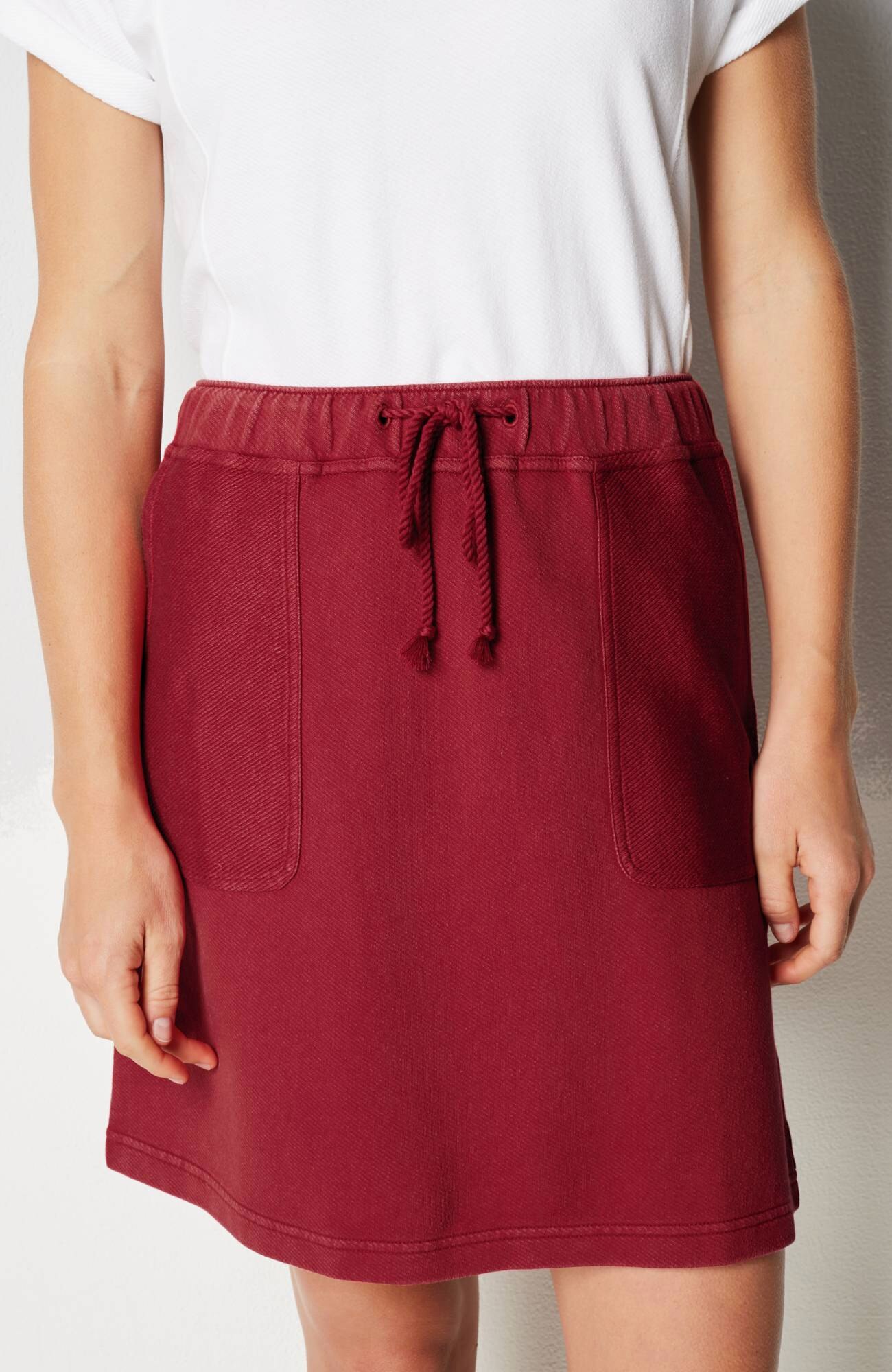 J. Jill Cotton Terry Tie-Waist Skirt