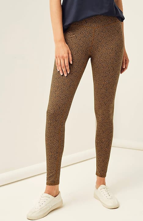 Hill Jill Plaid Mesh Leggings - Yellow