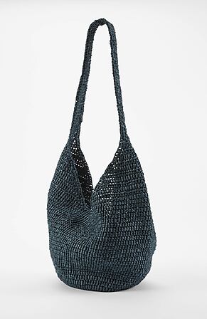 Image for Woven-Straw Bucket Bag