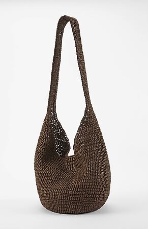 Image for Woven-Straw Bucket Bag