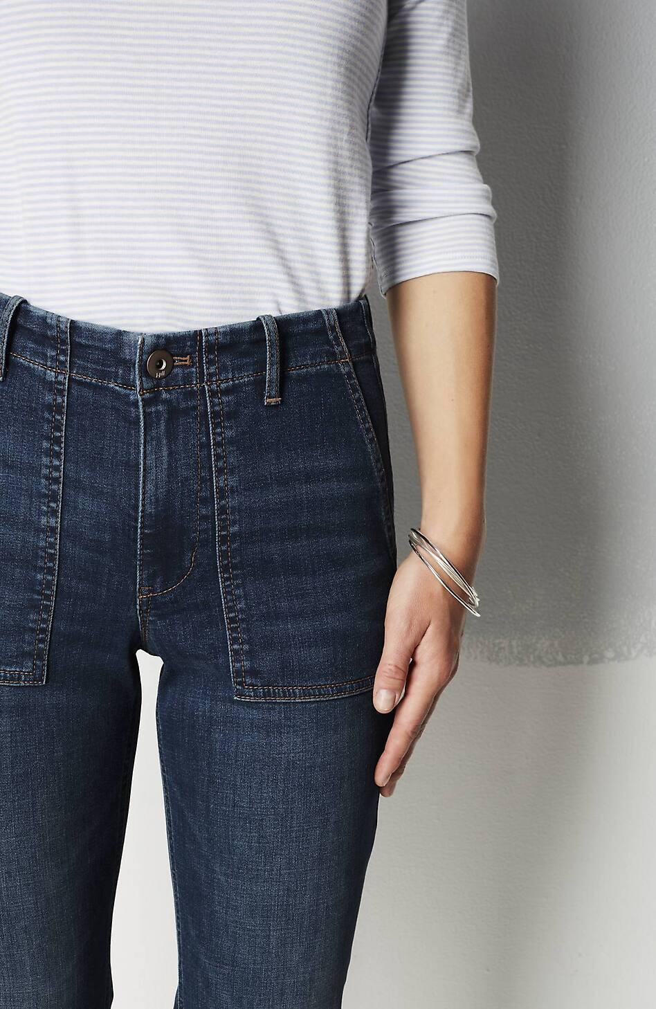 Styling Patch-Pocket Jeans - Carmen Renee