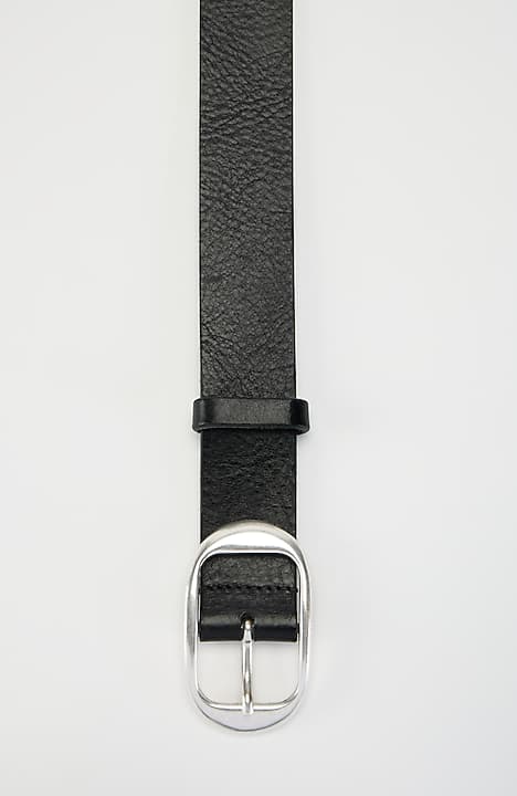 LEATHER OVAL-RING BELT | JJill display picture 1