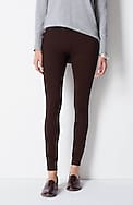 high-rise ponte knit leggings