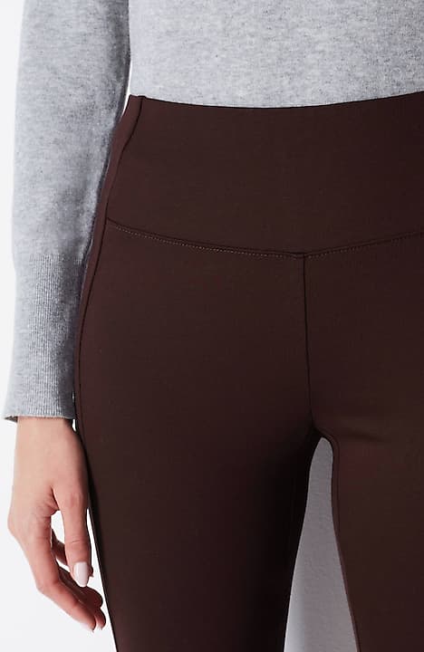 high-rise ponte knit leggings