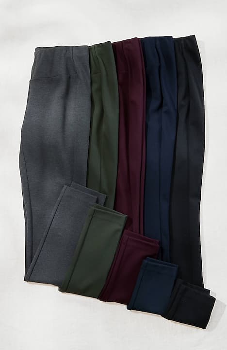 high-rise ponte knit leggings