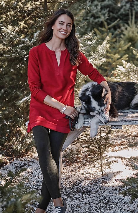 high-rise ponte knit leggings