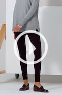 high-rise ponte knit leggings