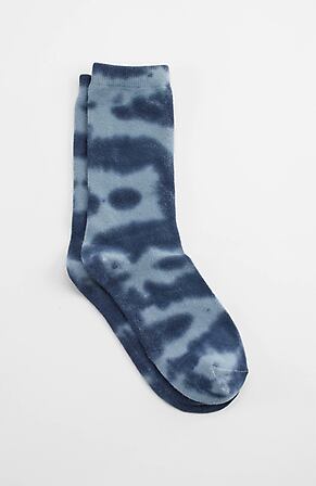 Image for Tie-Dyed-Medallions Crew Socks