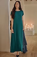 pure jill ecovero™ satin maxi dress