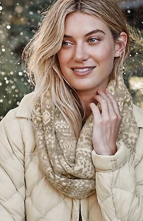 Image for Fair Isle Infinity Scarf