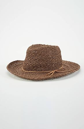 Image for Tie-Trimmed Straw Hat