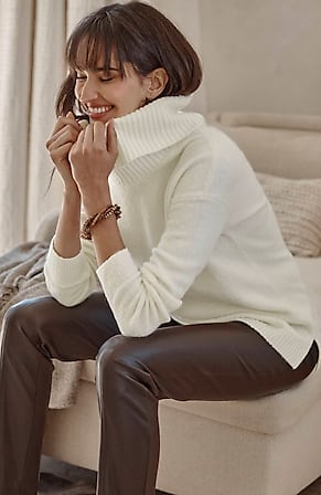 Image for Cozy Bouclé Turtleneck Sweater