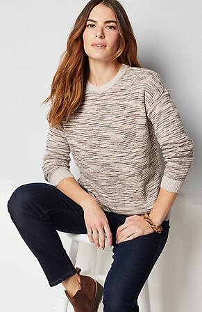 Image for Jacquard-Pattern Pullover Sweater