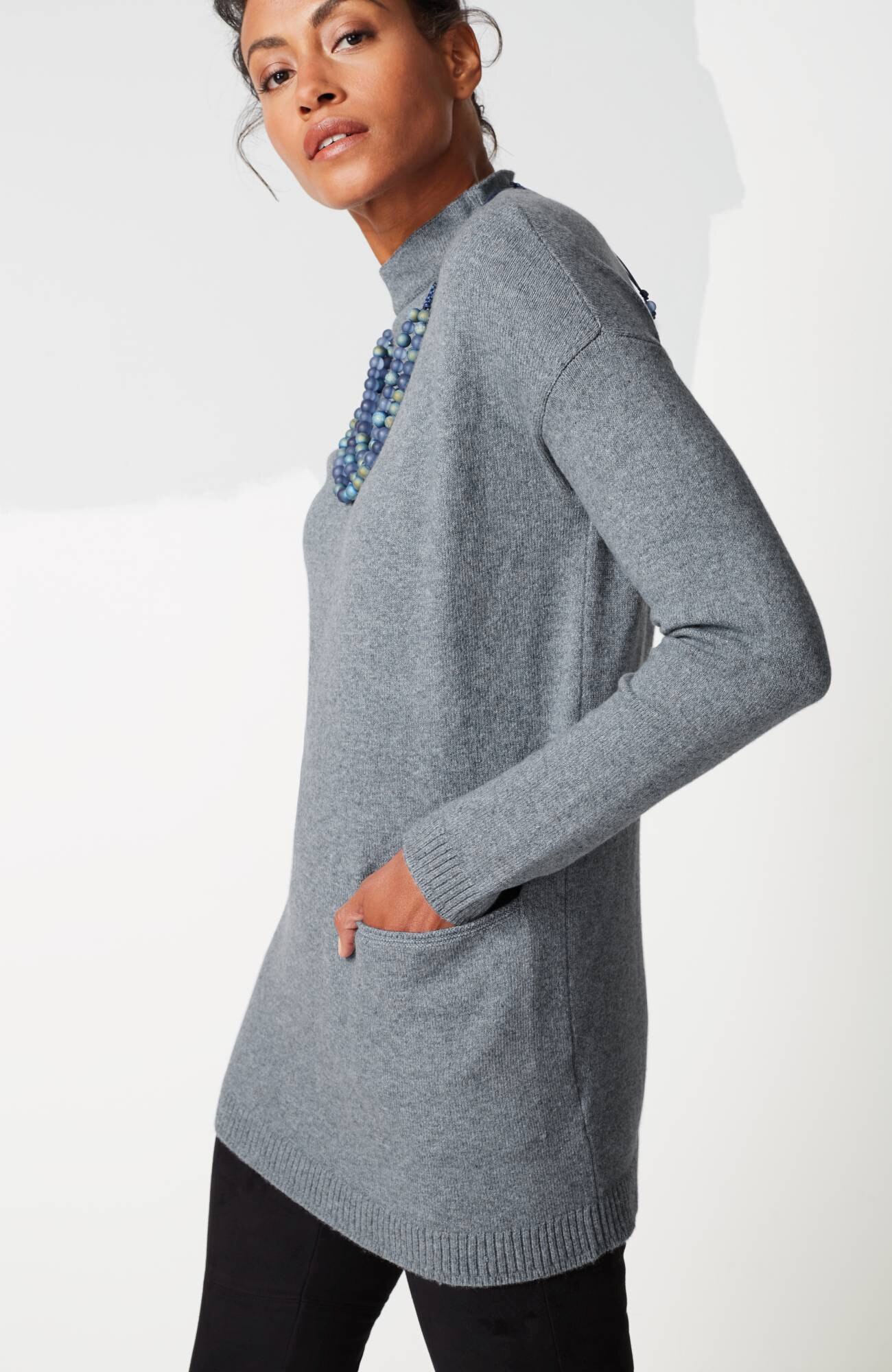 Wearever Funnel-Neck Sweater Tunic | JJill