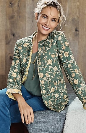 Image for Pure Jill Reversible Quilted Jacket