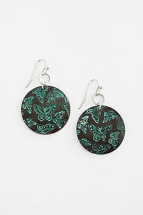 Image for Butterfly Blues Patina Drop Earrings