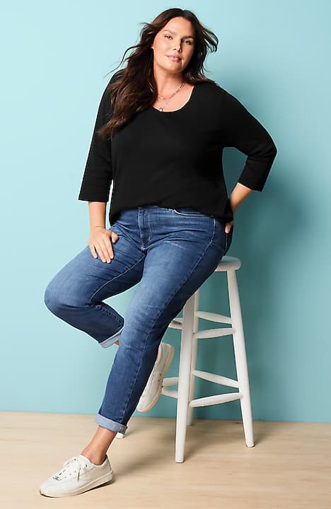 pure jill ballet-sleeve tunic