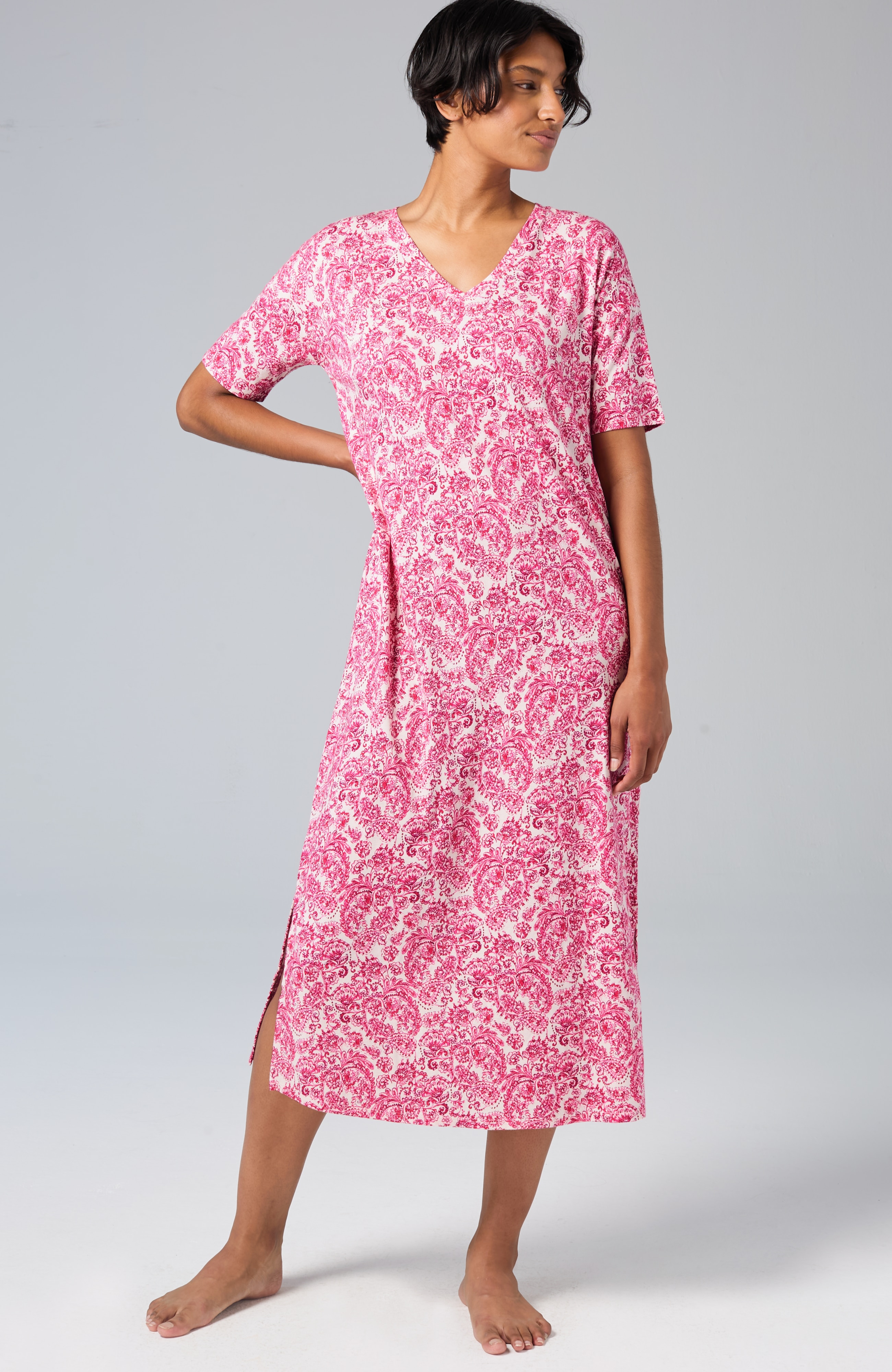 sleep ultrasoft relaxed long gown