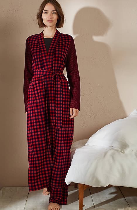 sleep ultrasoft patch-pocket robe