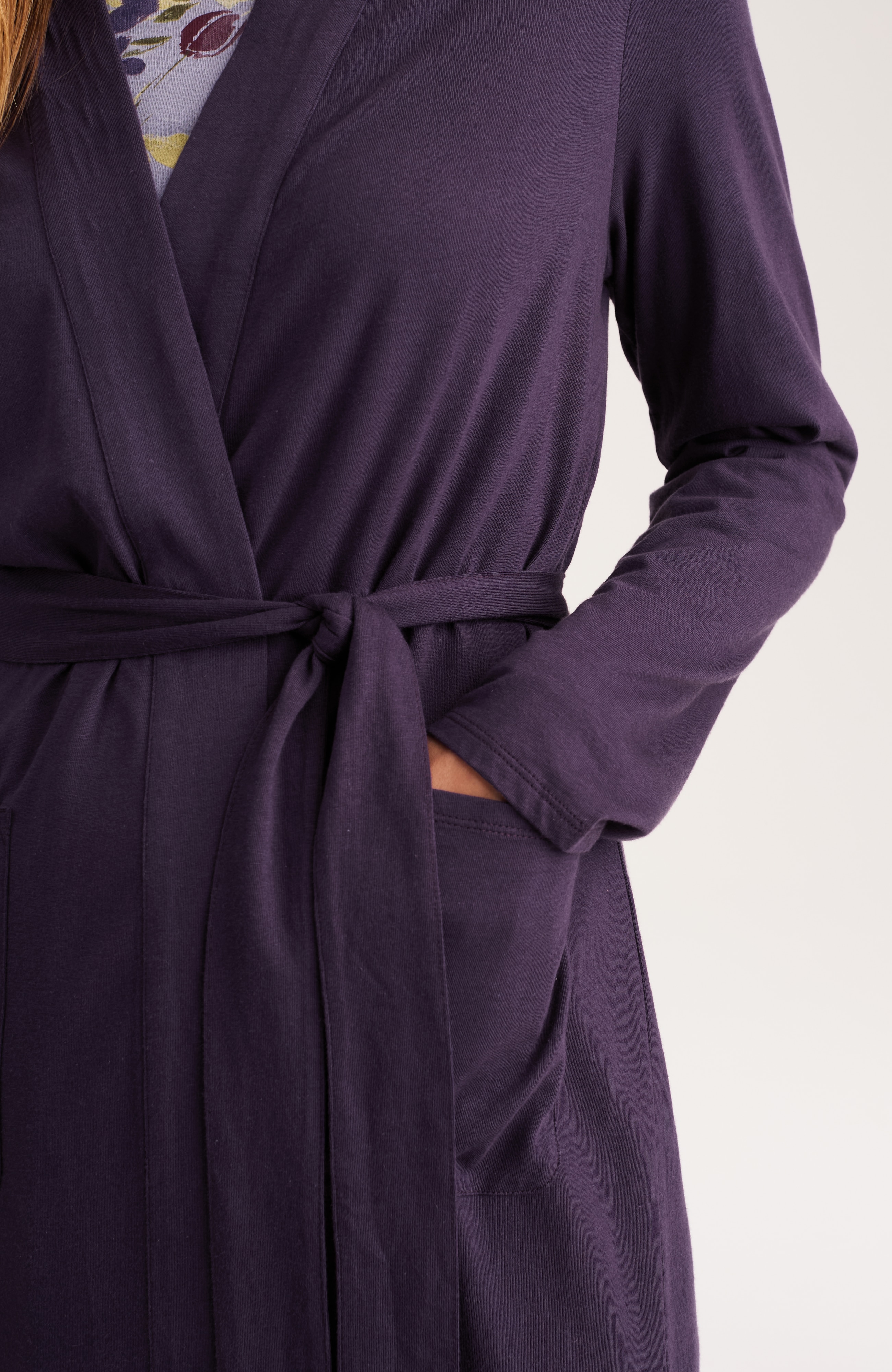 sleep ultrasoft patch-pocket robe