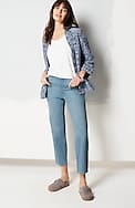 pure jill relaxed pull-on jeans