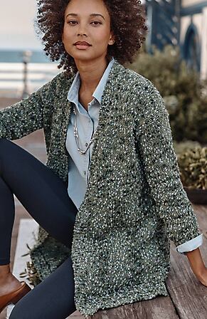 Image for Utopia Mixed-Textures Cardi